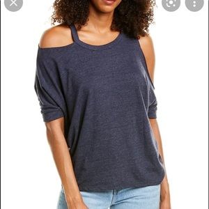 Chaser Cold-shoulder Top Cw7215-Avalon Blouse Sz.M